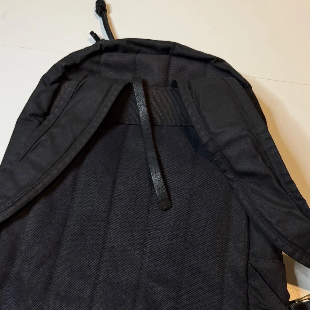 Vintage Filson Journeyman Backpack BLK Tin Cloth Canvas Laptop USA Made Bag Rare